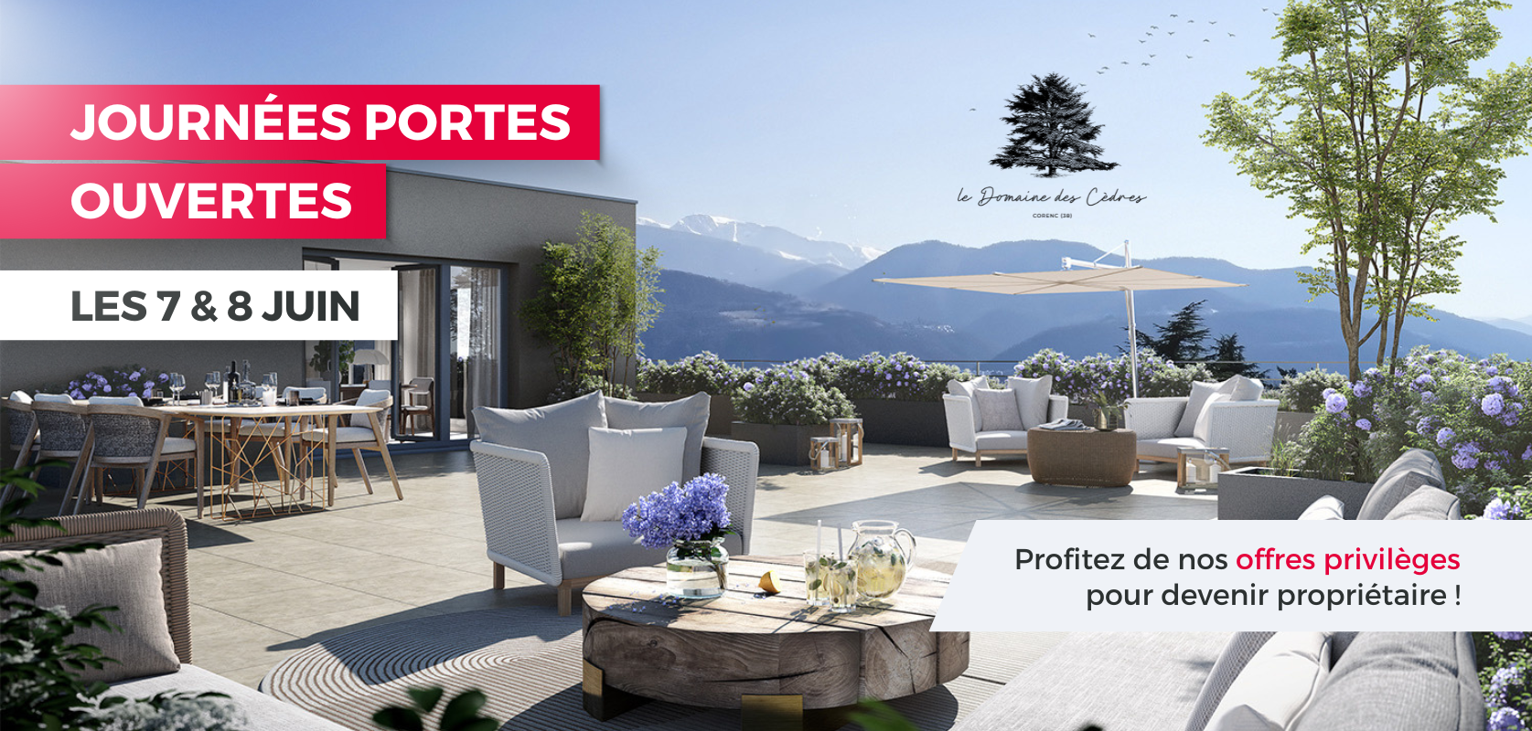 Programme Immobilier Neuf à Corenc - LE DOMAINE DES CEDRES - Plurimmo